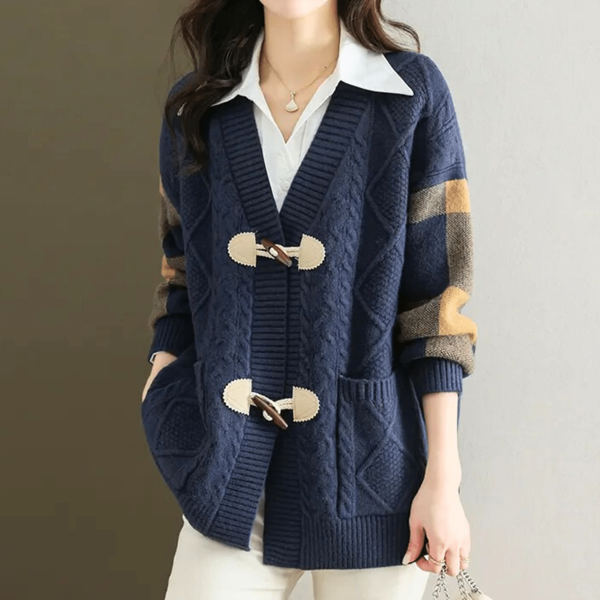 Blaire Elegant Cardigan with Pockets for Women