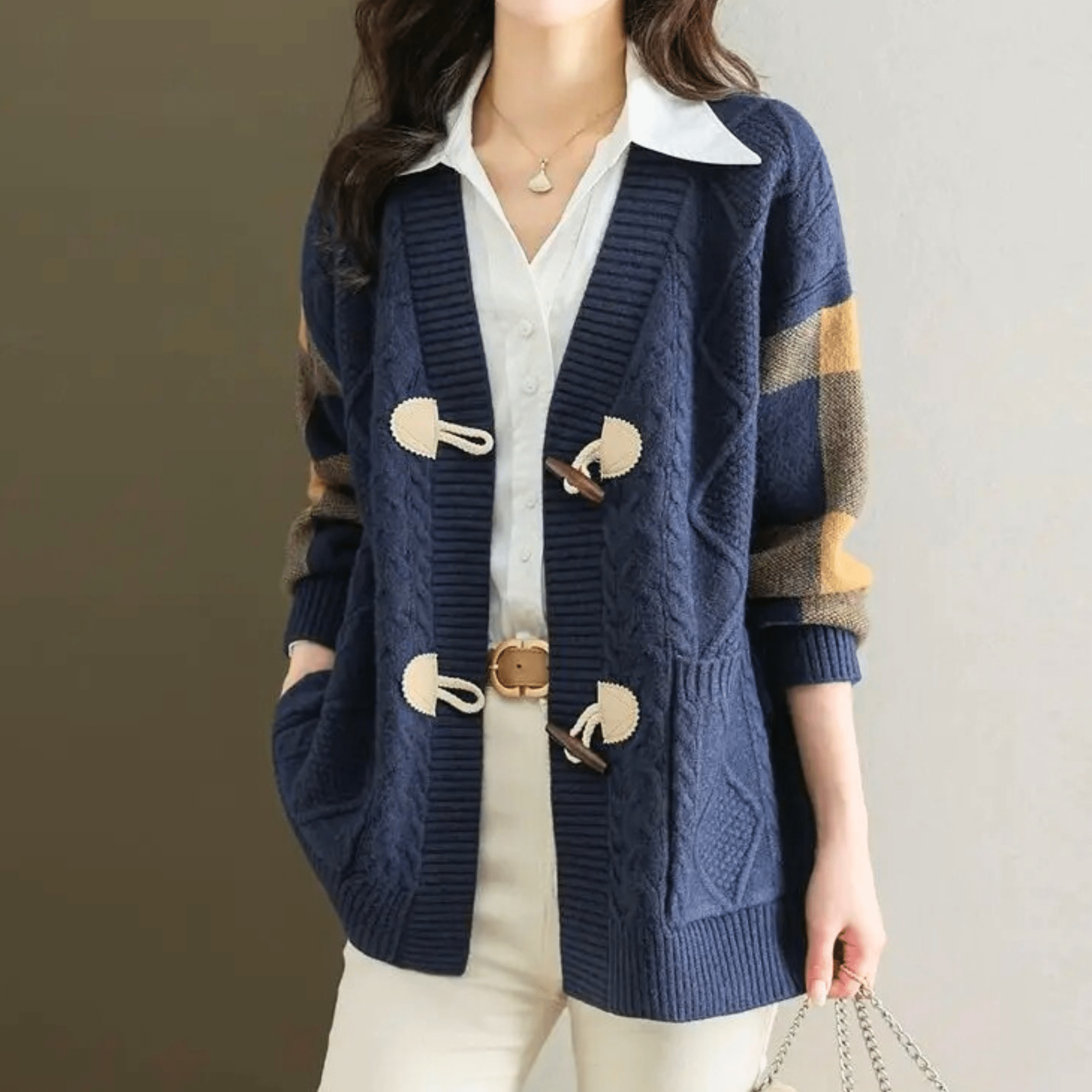 Blaire Elegant Cardigan with Pockets for Women