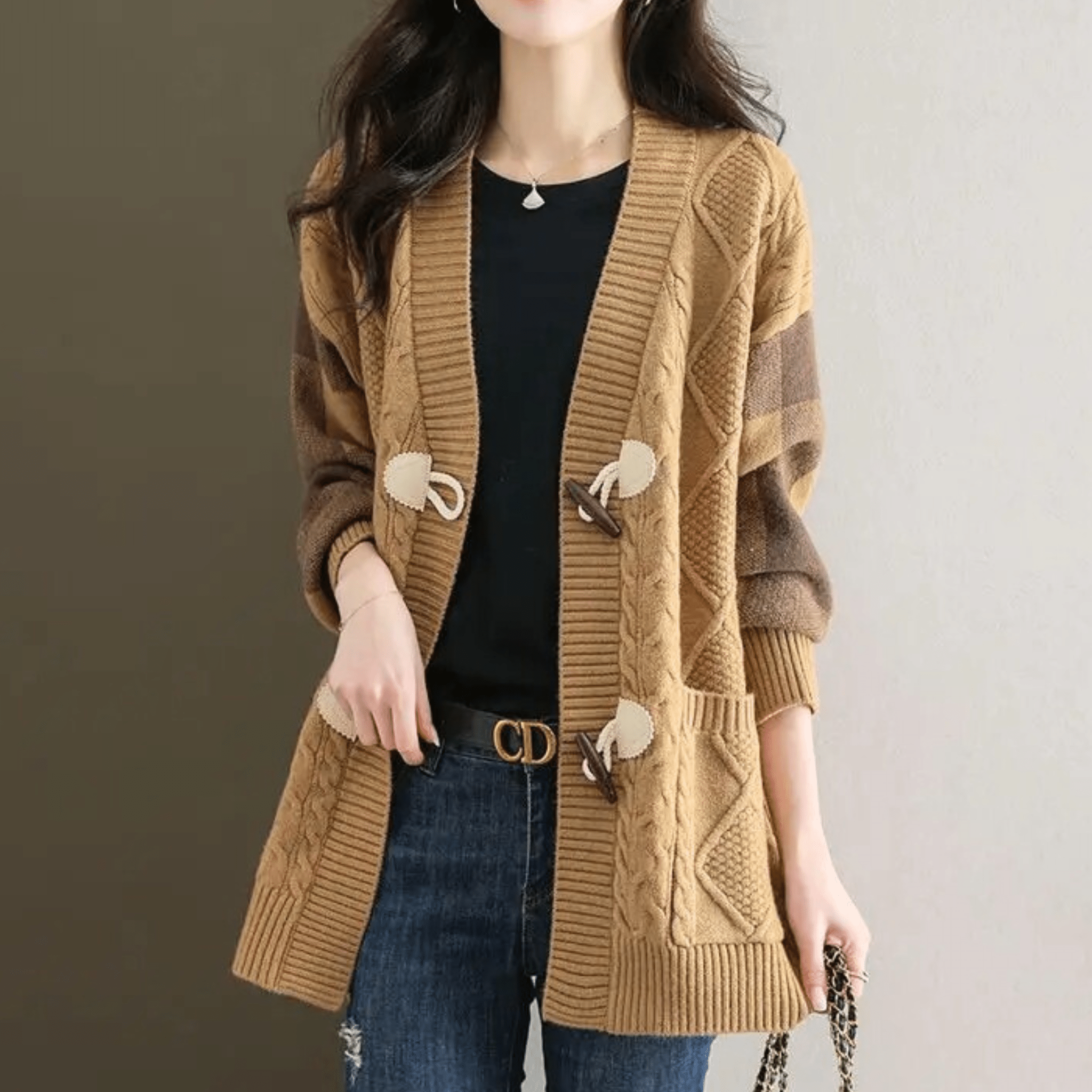 Blaire Elegant Cardigan with Pockets for Women