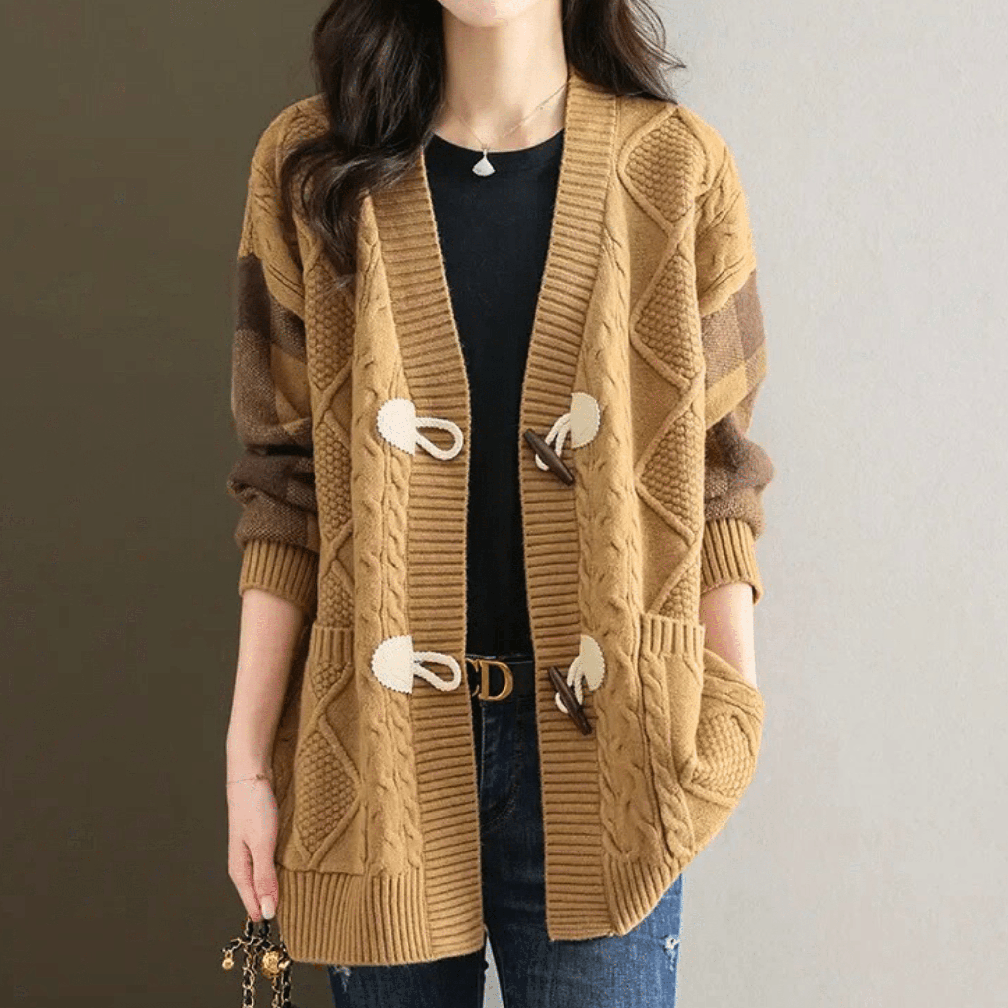 Blaire Elegant Cardigan with Pockets for Women