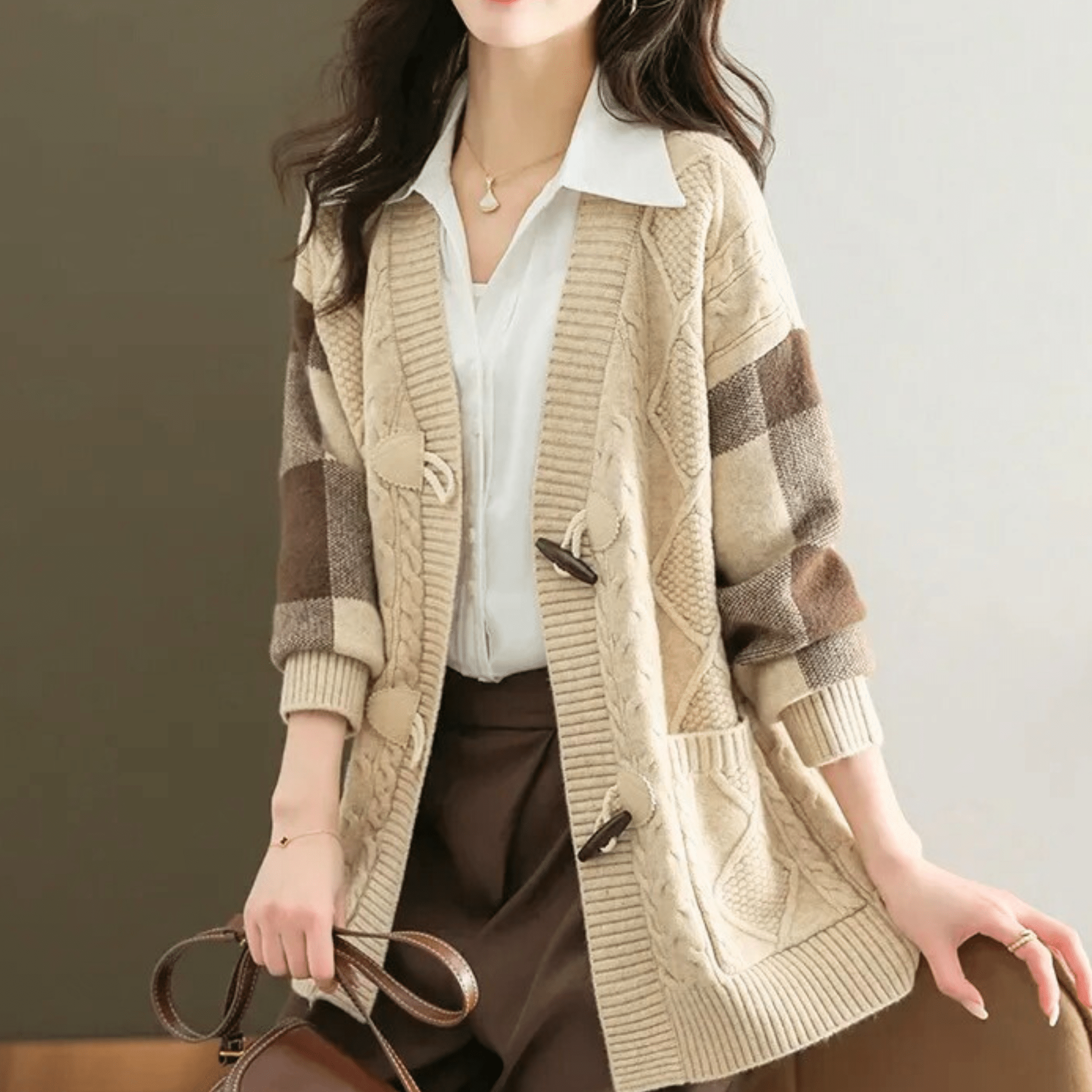 Blaire Elegant Cardigan with Pockets for Women