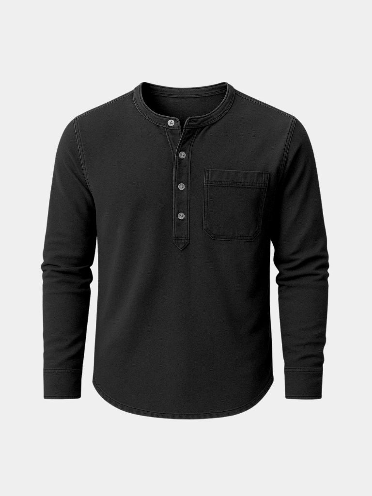 Nash Henley Long Sleeve Shirt for Men