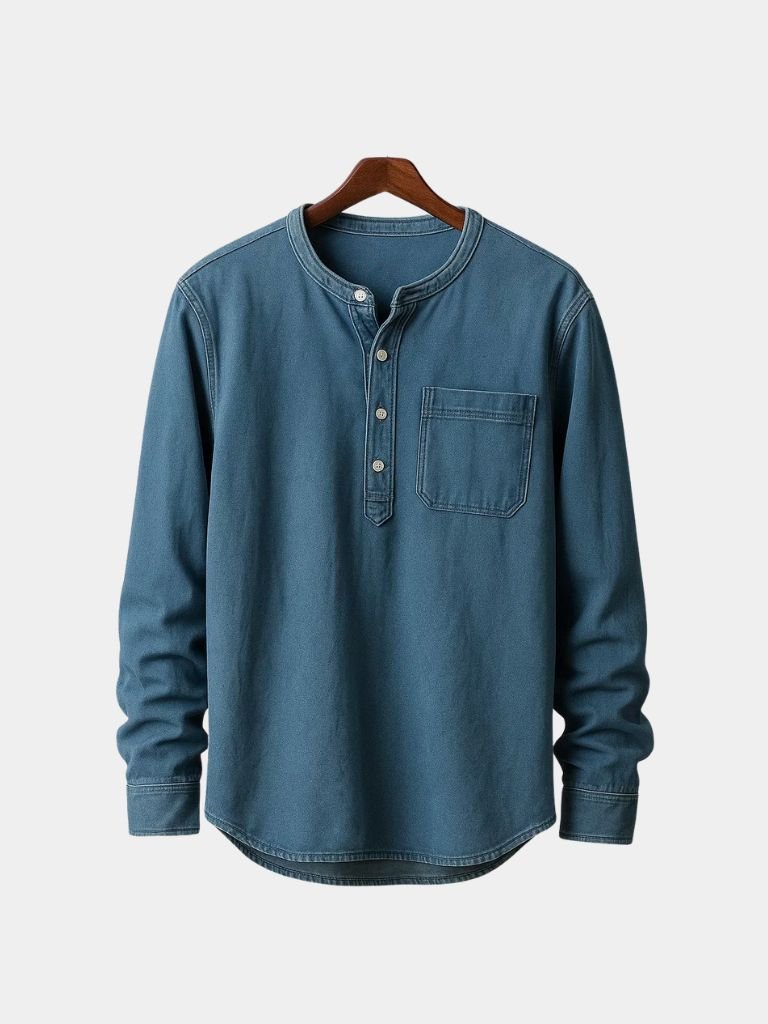 Nash Henley Long Sleeve Shirt for Men