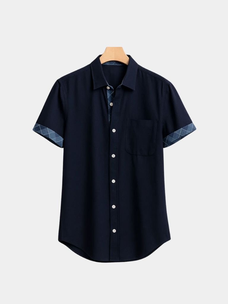 Ocean Detail Casual Shirt for Men