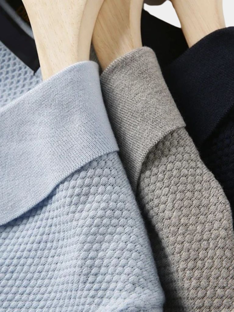 Old Money Cotton Polo Shirt for Men