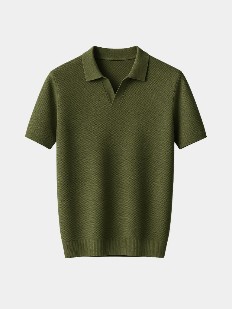 Old Money Cotton Polo Shirt for Men