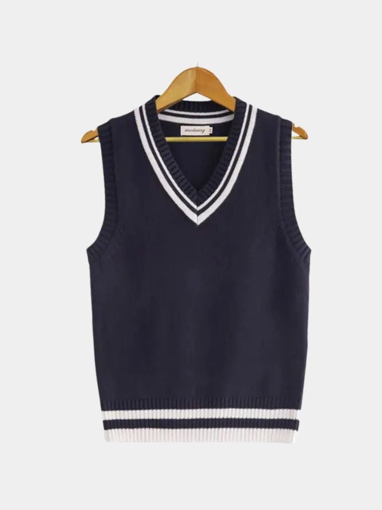 Old Money Essential Knit Vest for Men