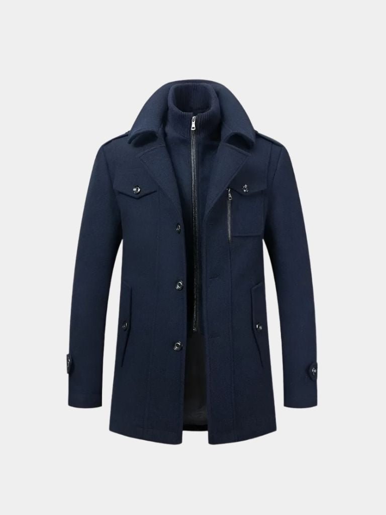 Old Money Two-Piece Winter Coat for Men