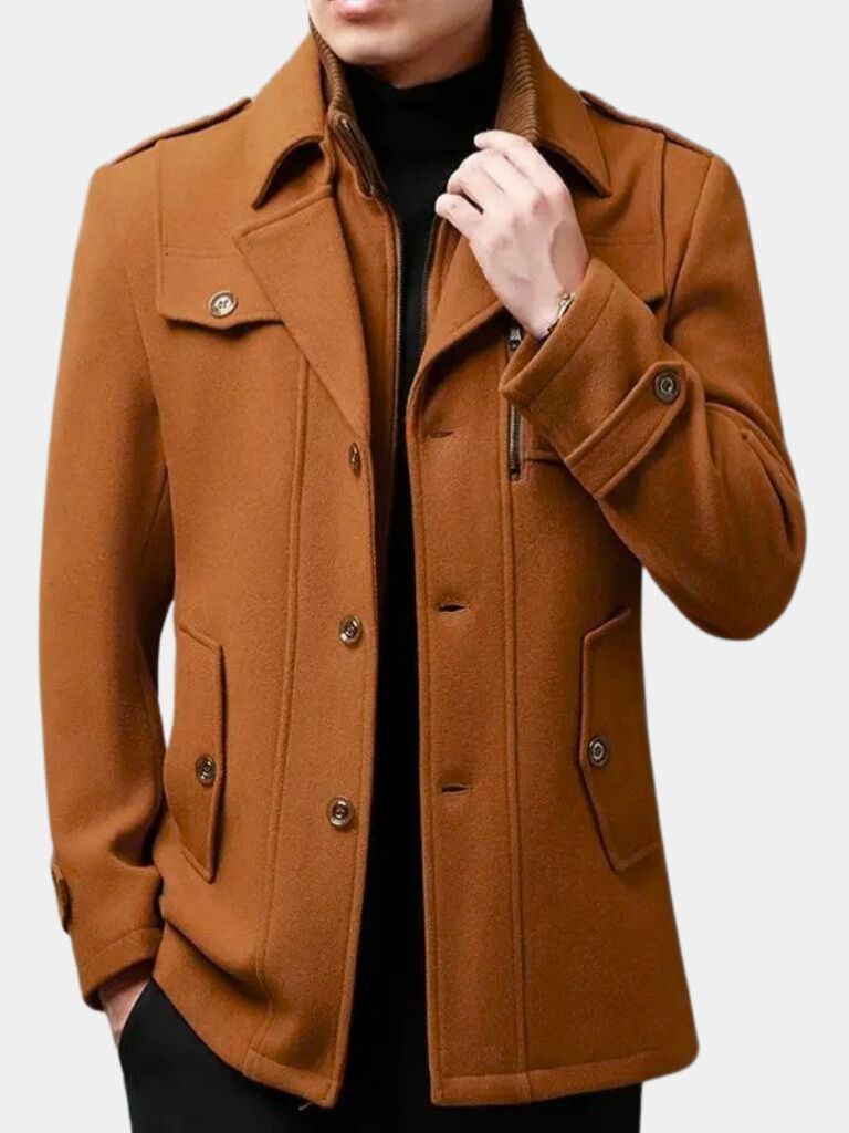 Old Money Two-Piece Winter Coat for Men