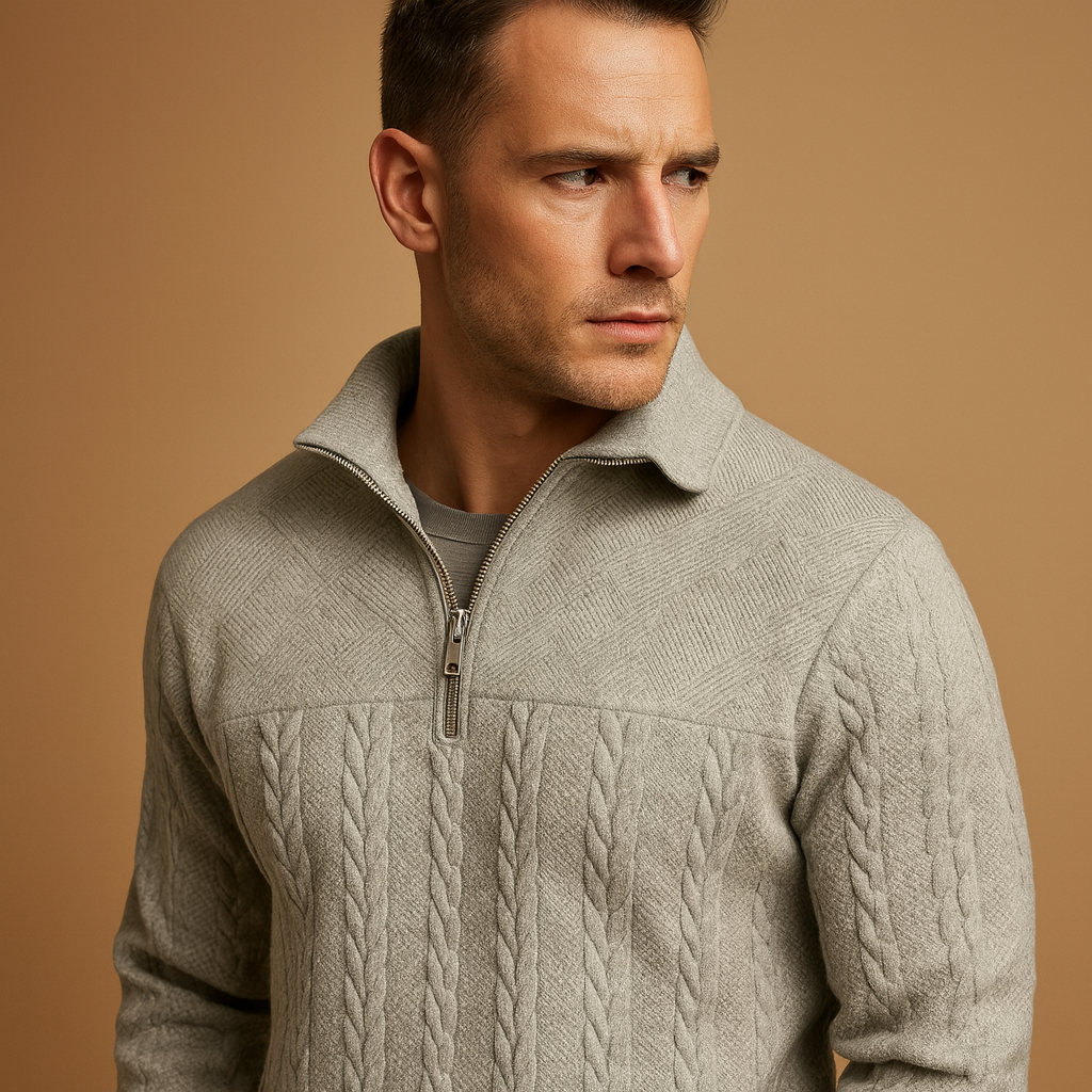 Quarter zip pullover for men | Adrian