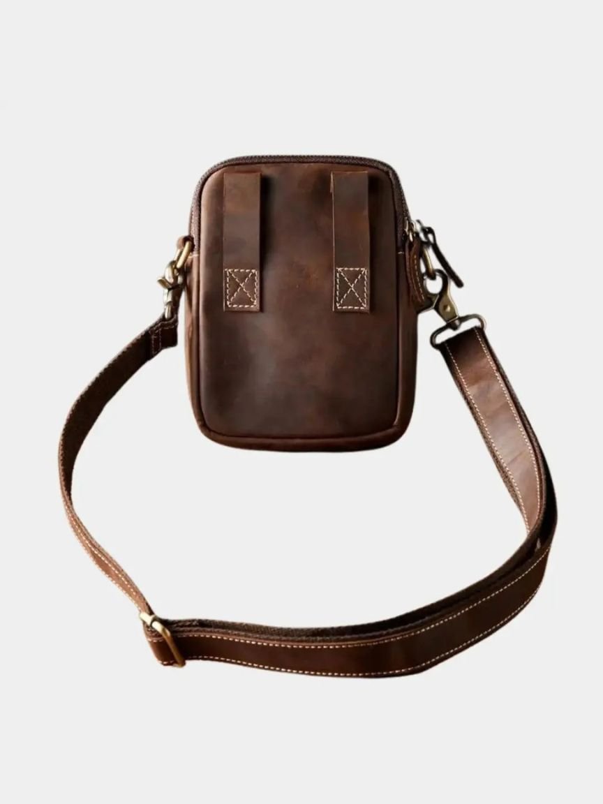 Retro Leather Men's Shoulder Bag for Men