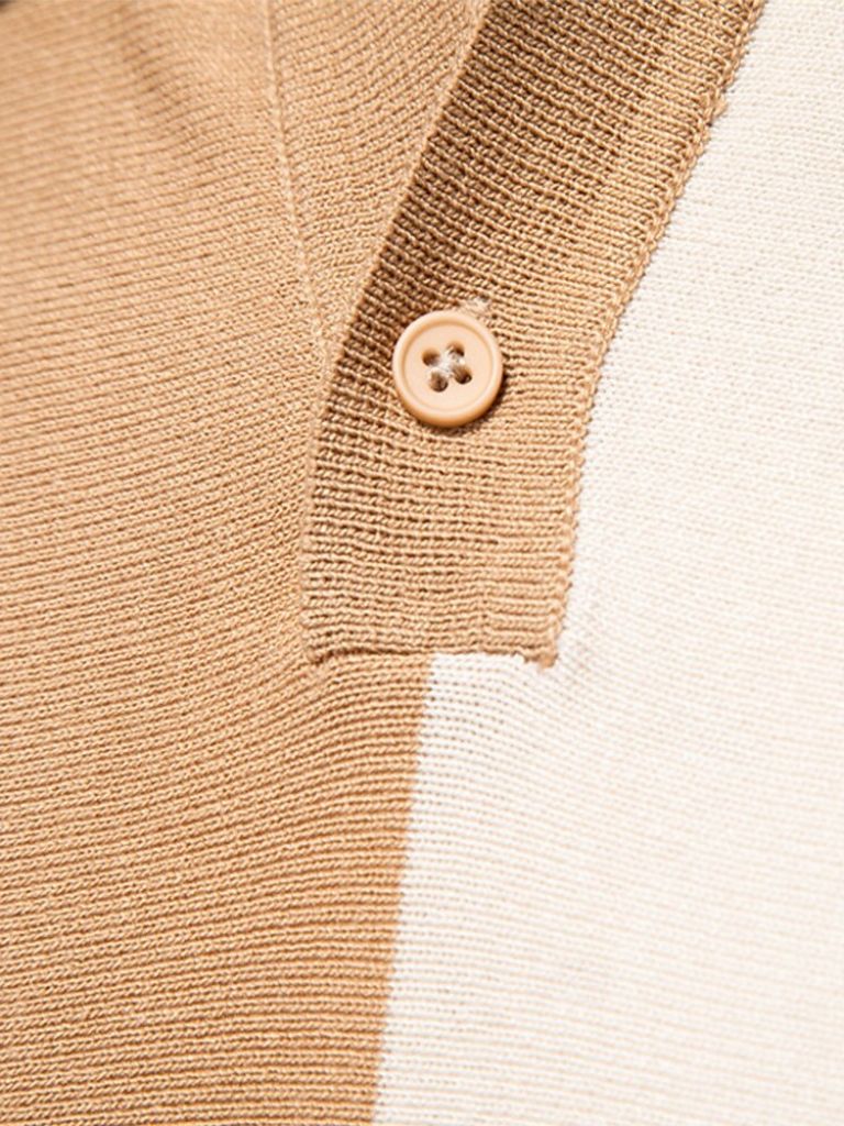 Retro Stripe Polo for Men