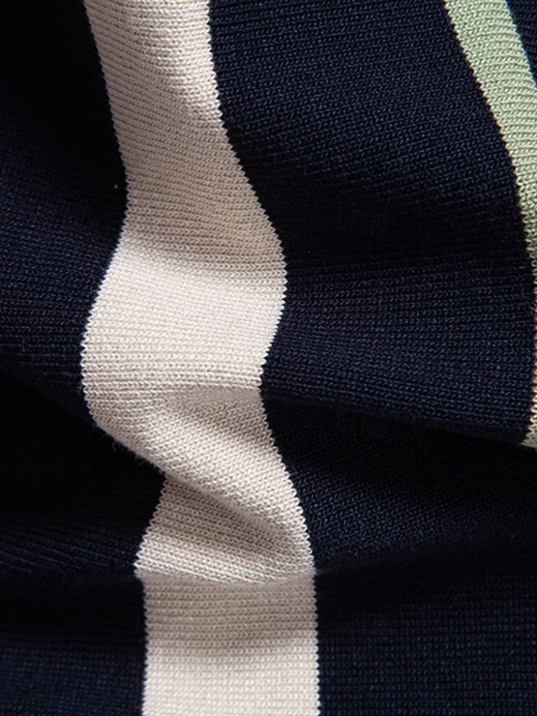 Retro Stripe Polo for Men