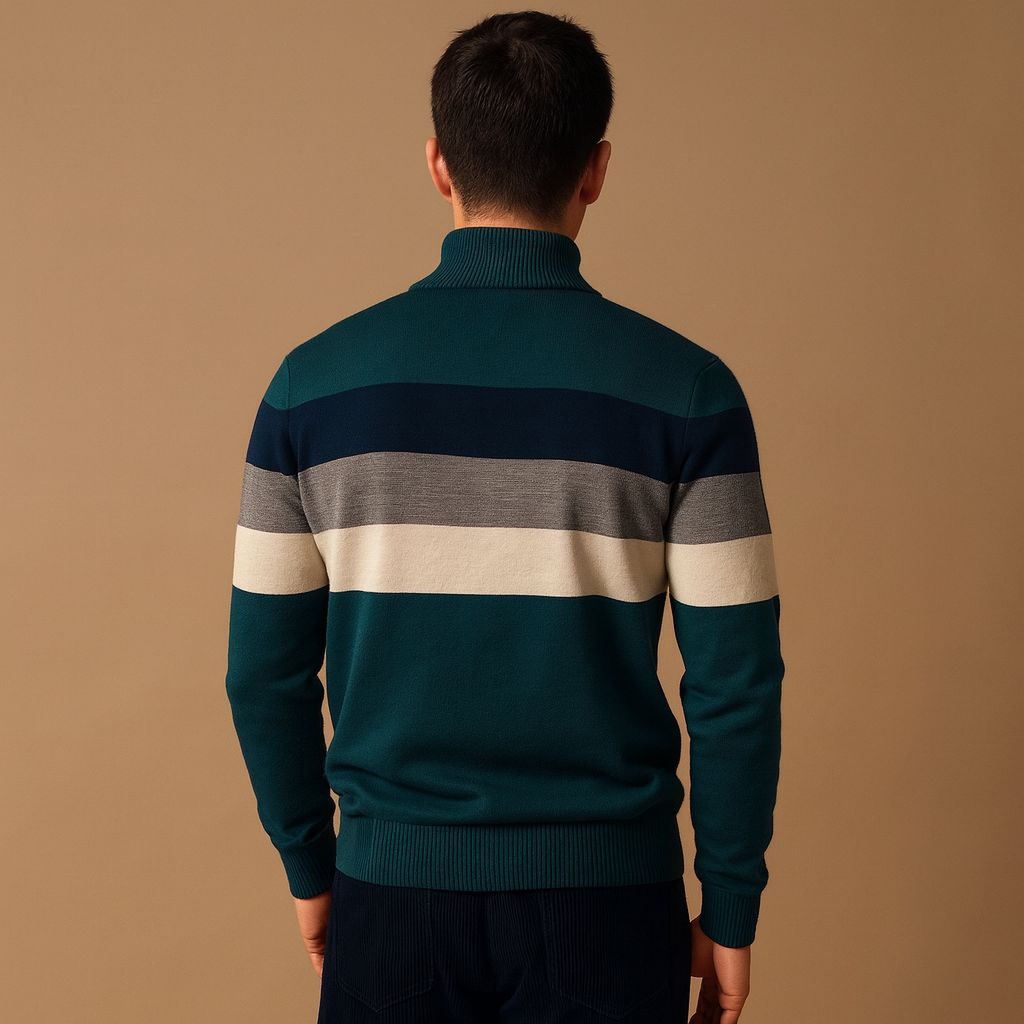 Retro striped pullover for men | Victor