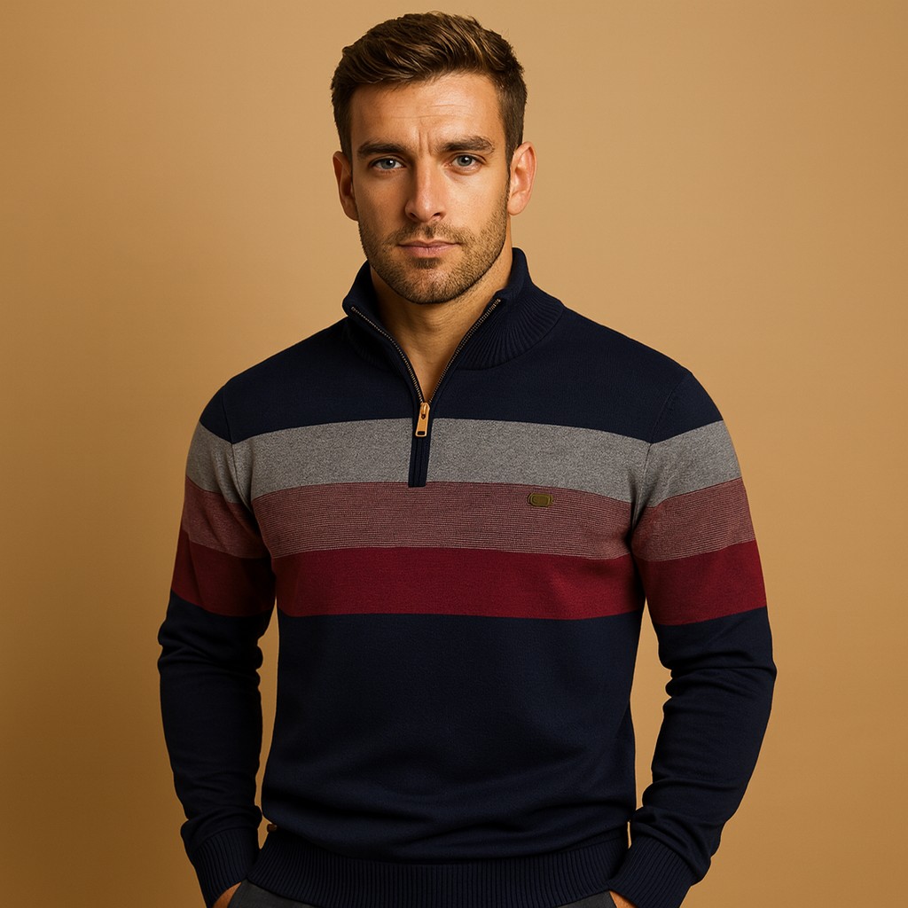 Retro striped pullover for men | Victor