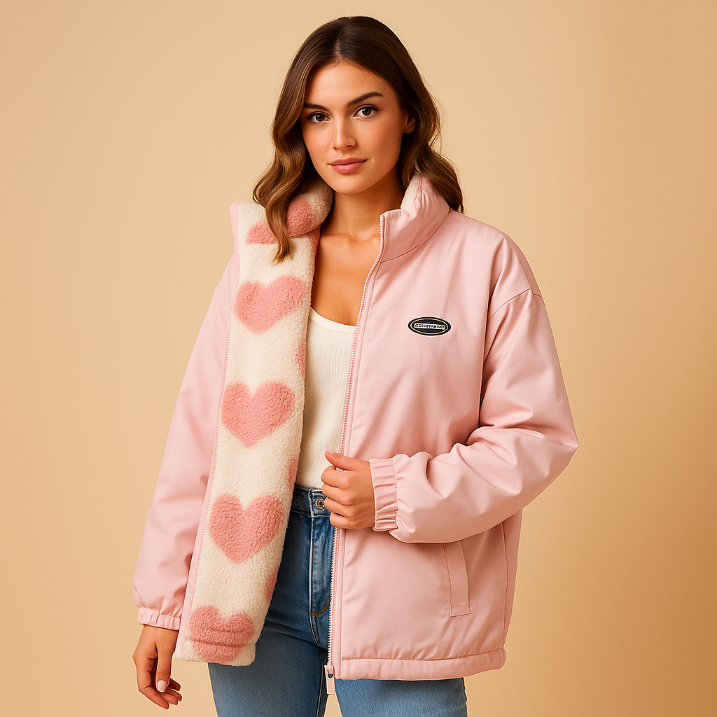 Reversible winter coat for women | Edena