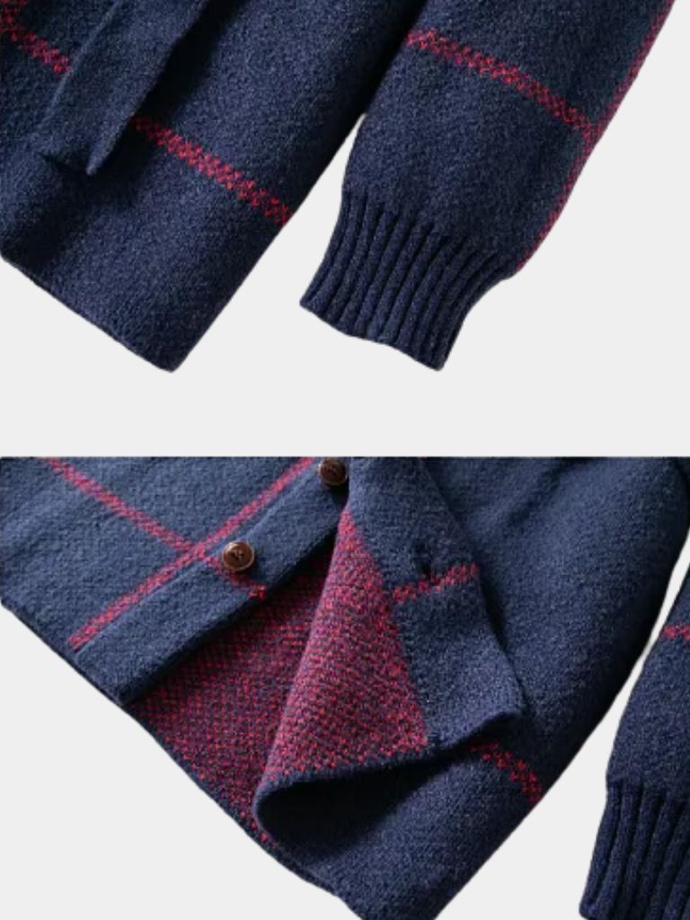 Rome Belted Sweater Coat for Men