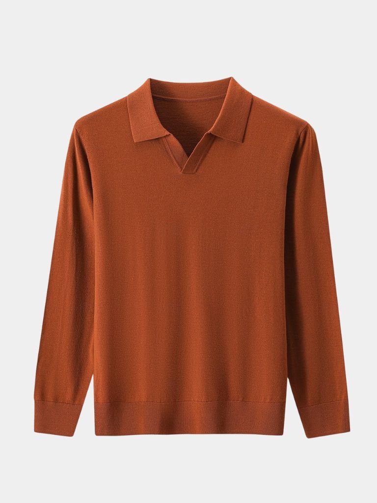 Royal Comfort Long Sleeve Polo for Men