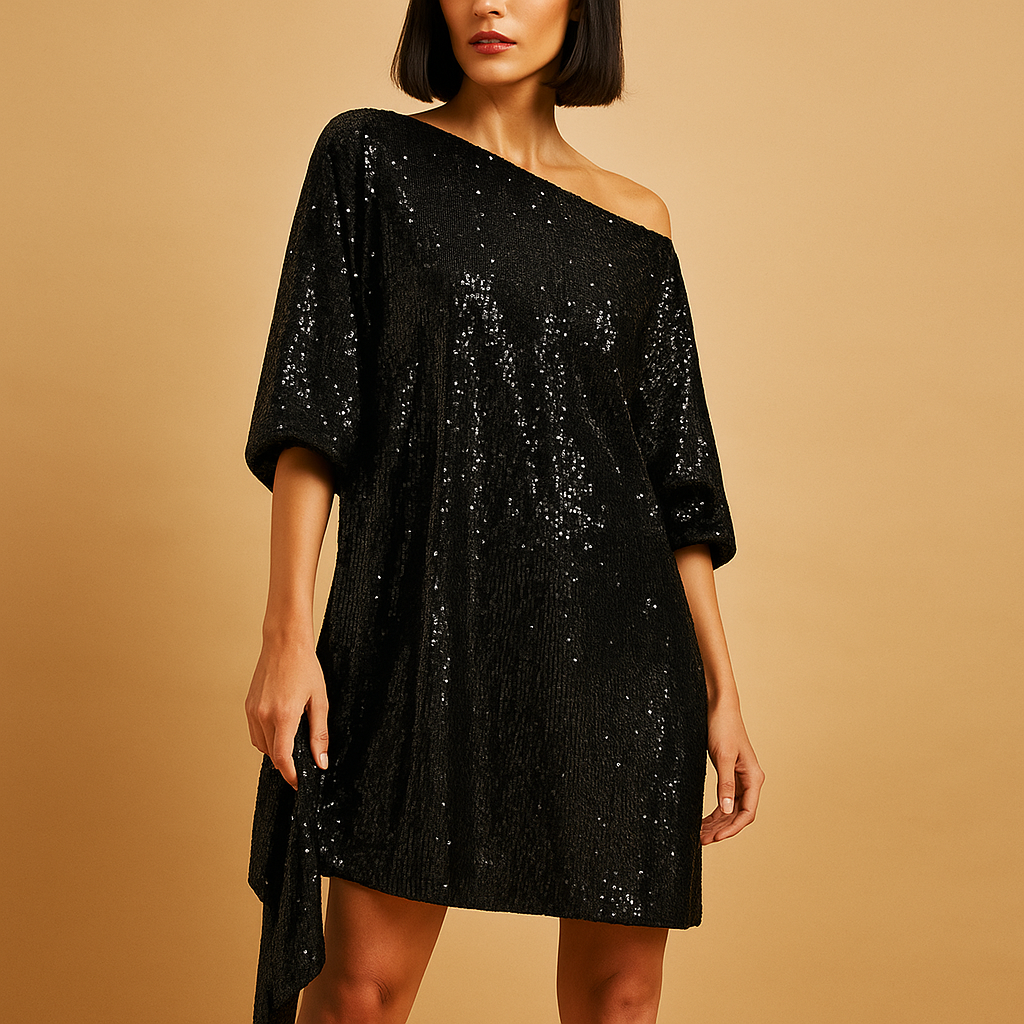 Sequin evening party dress for women | Celeste