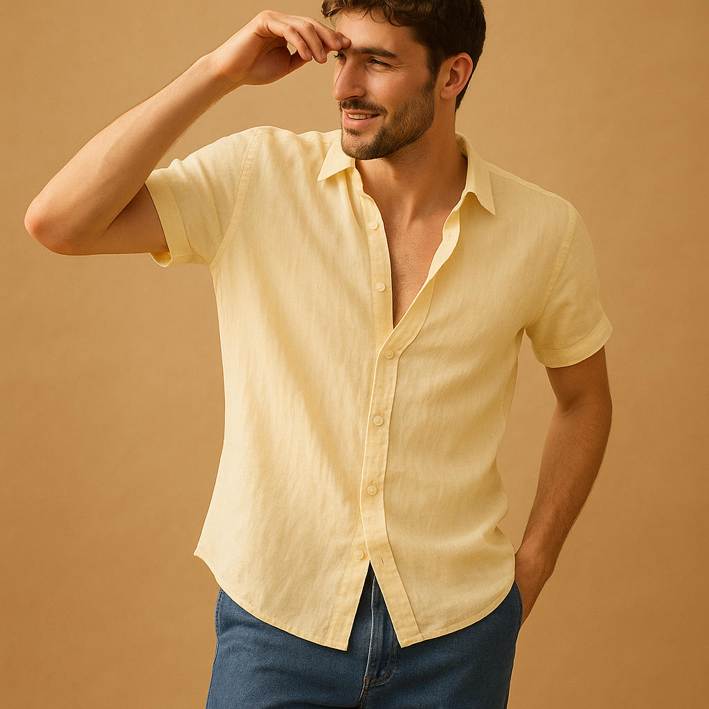 Short sleeve summer shirt for men | Mason