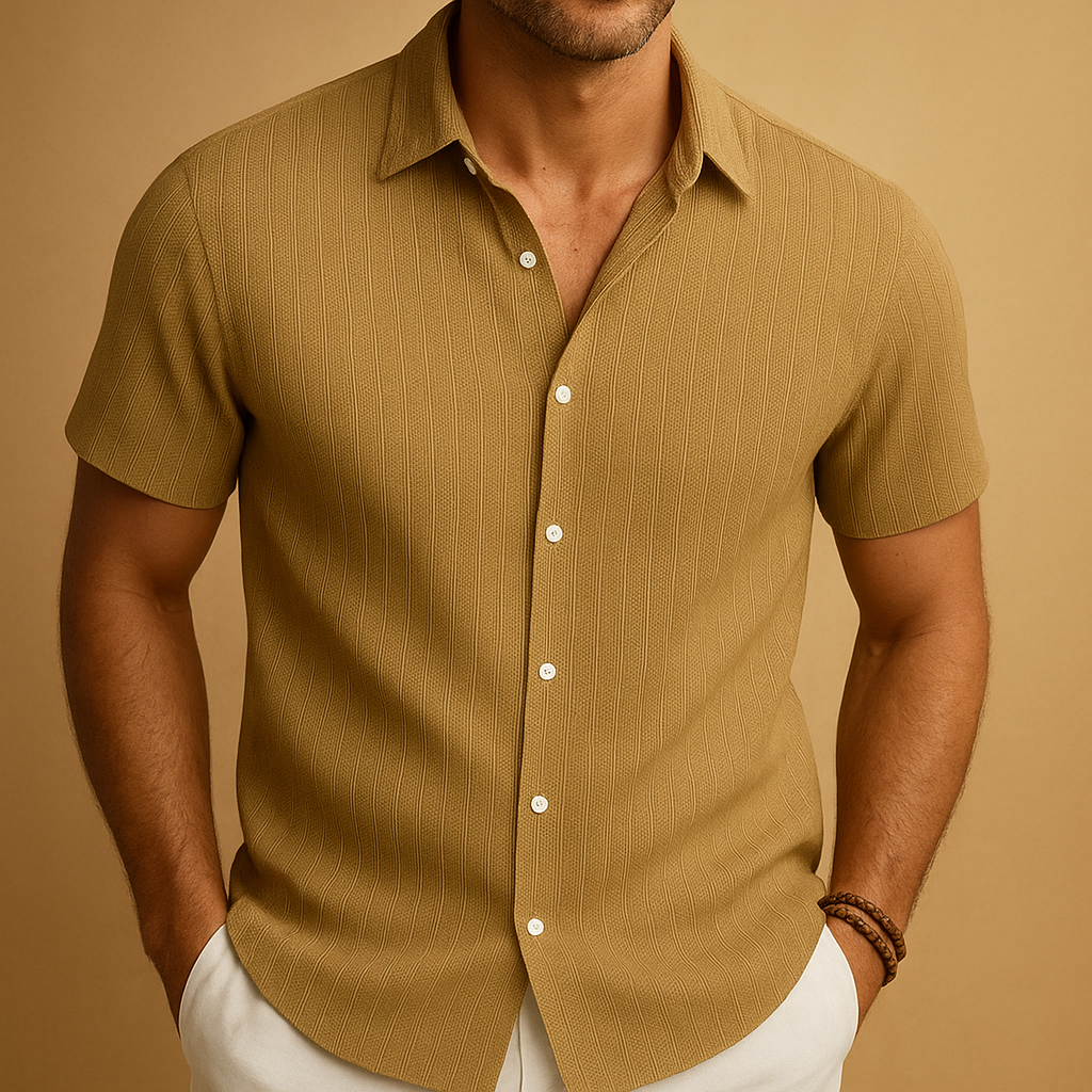 Short-sleeved summer shirt for men | Owen