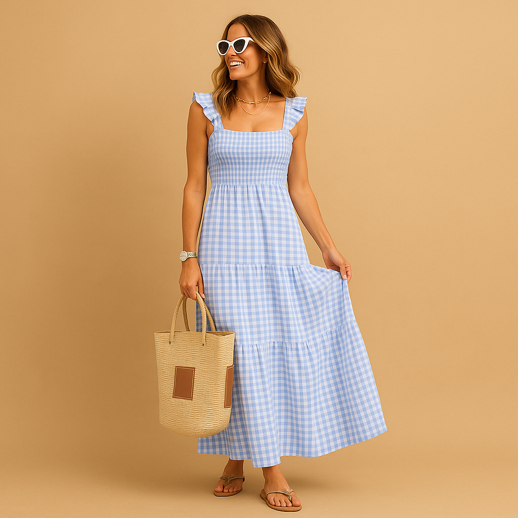 Sleeveless long summer dress for women | Grace