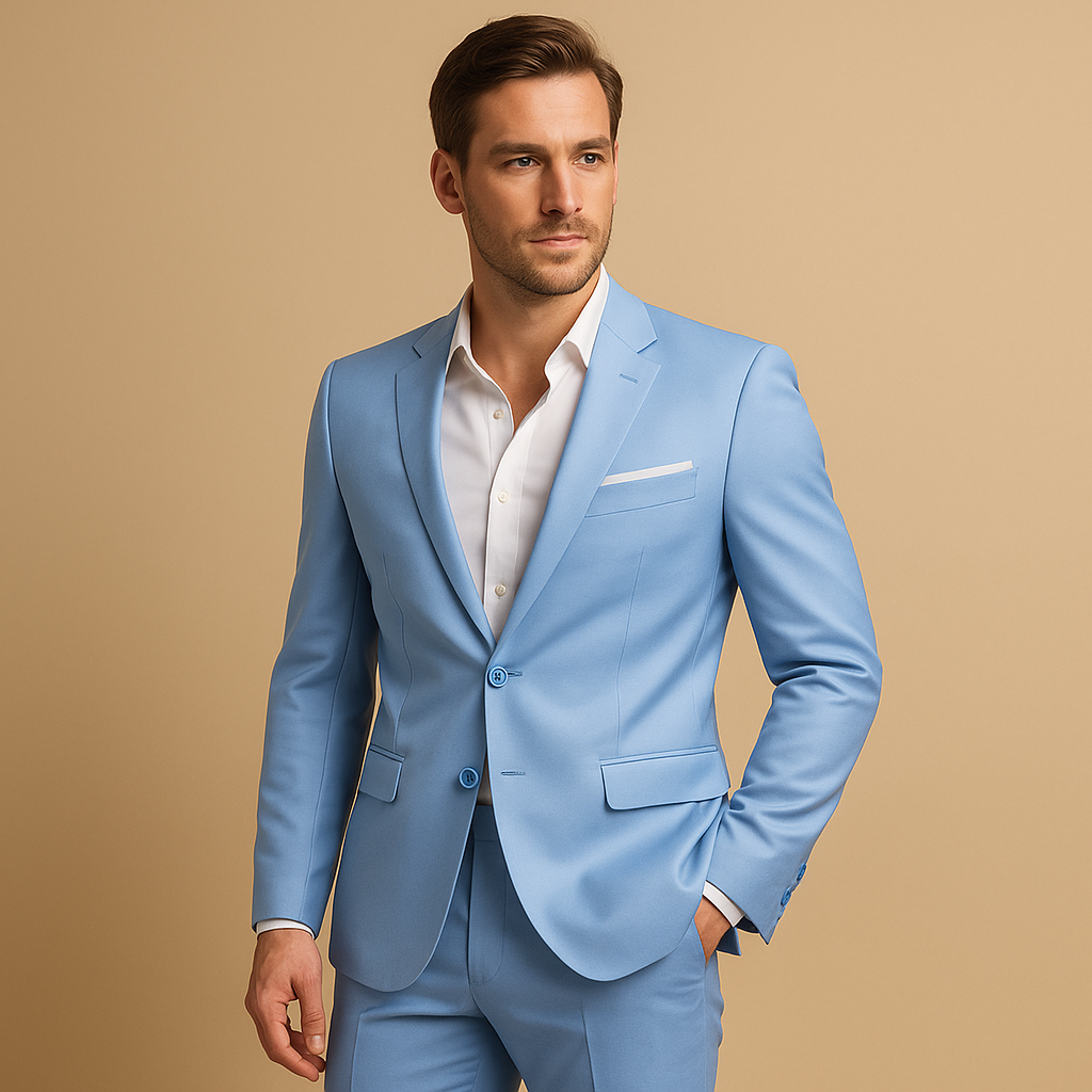 Slim fit blazer and trousers suit for men | Victor