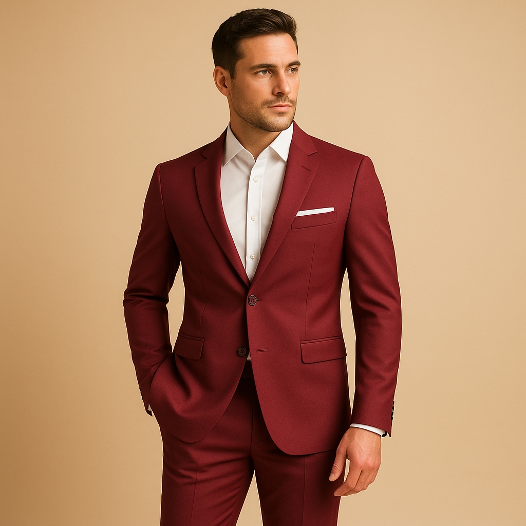 Slim fit blazer and trousers suit for men | Victor