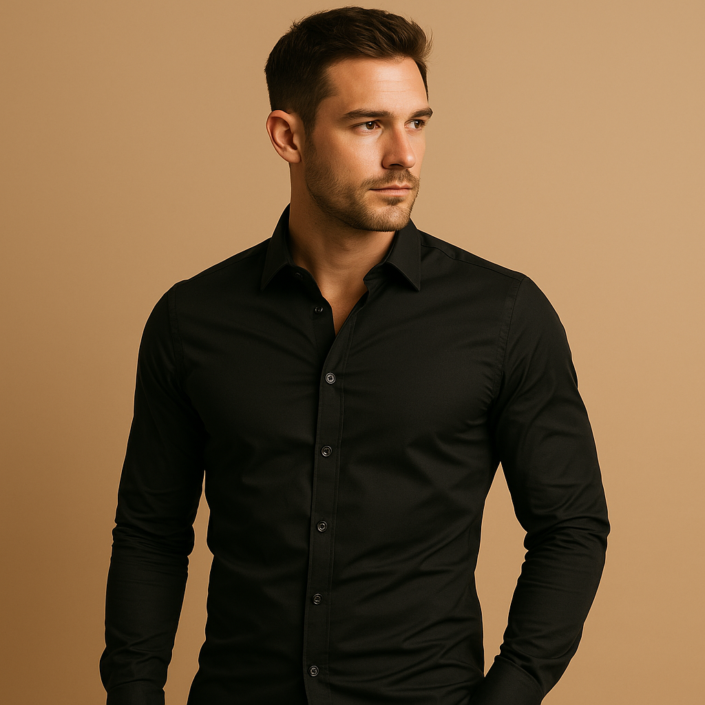 Slim fit cotton shirt for men | Nathan