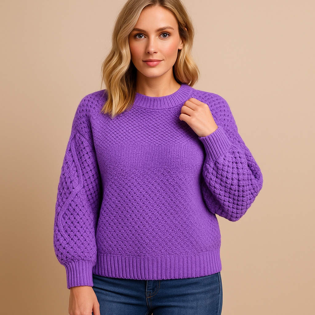 Soft elegant knit sweater for women | Petra