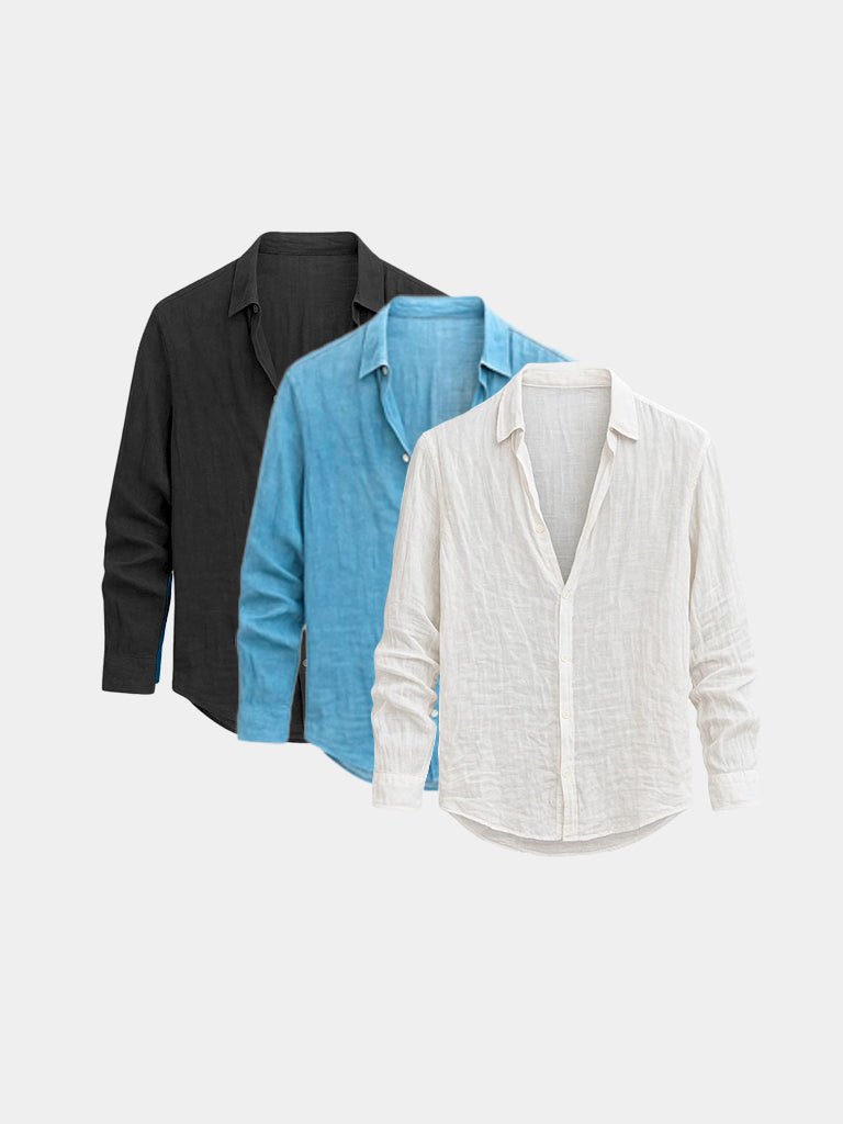 [SPECIAL PACK] Linen Reverie Summer Shirt - Cross & Crown