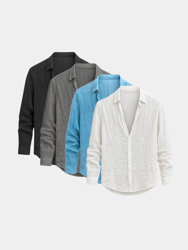 [SPECIAL PACK] Linen Reverie Summer Shirt - Cross & Crown