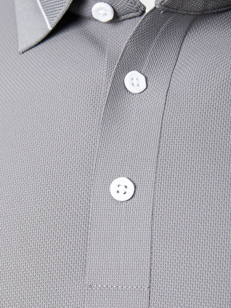 Steel Grey Polo for Men