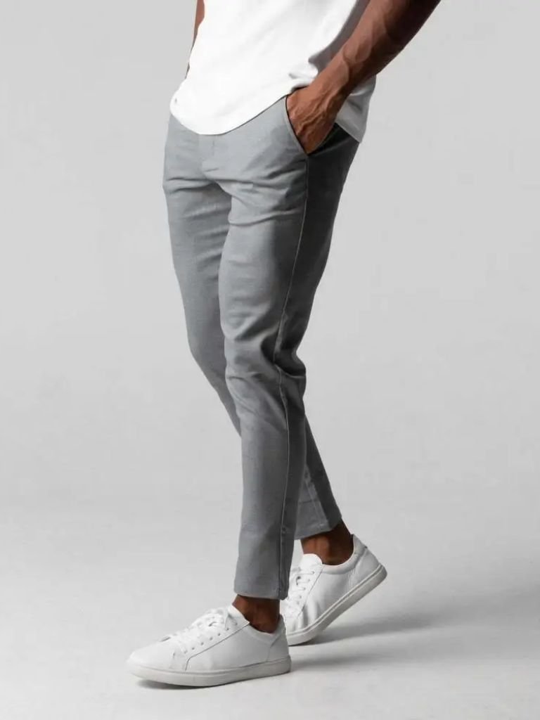 Stretchy Slim Trousers for Men