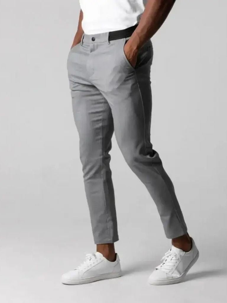 Stretchy Slim Trousers for Men