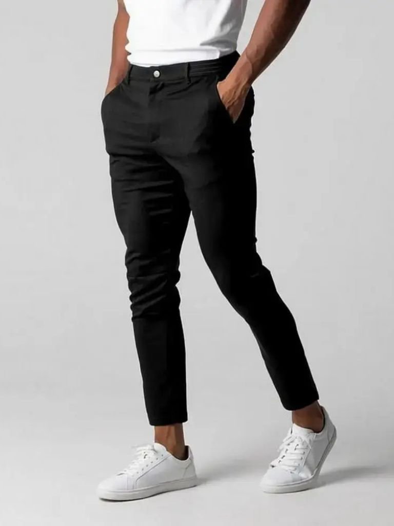 Stretchy Slim Trousers for Men