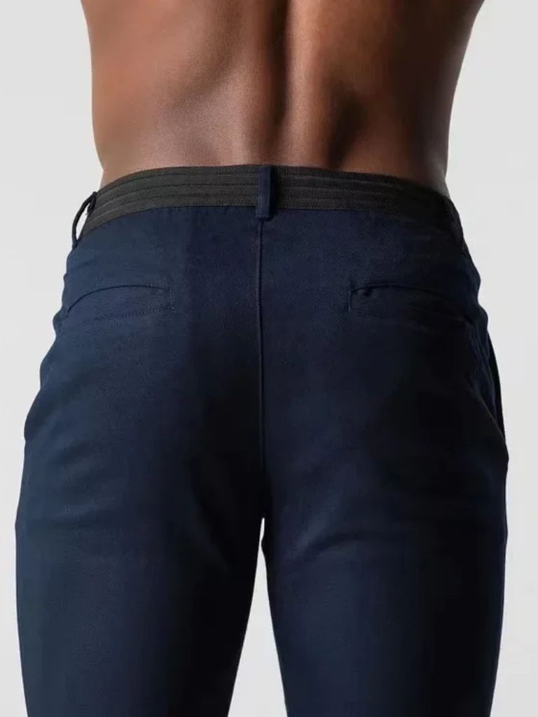 Stretchy Slim Trousers for Men