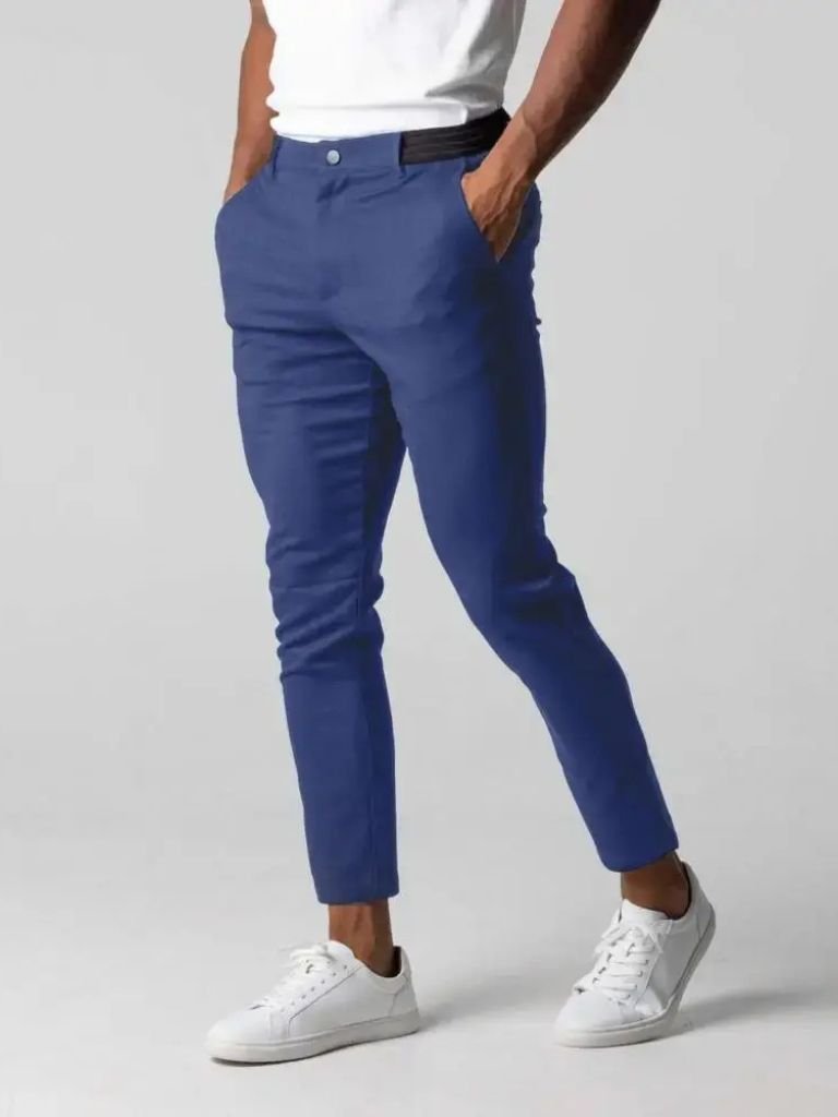 Stretchy Slim Trousers for Men