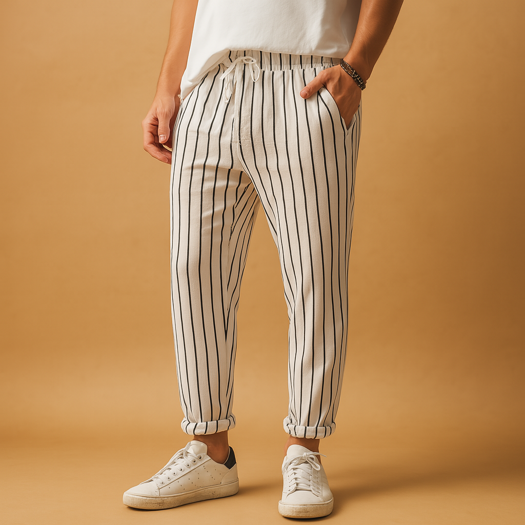 Striped casual pants for men | Brandon