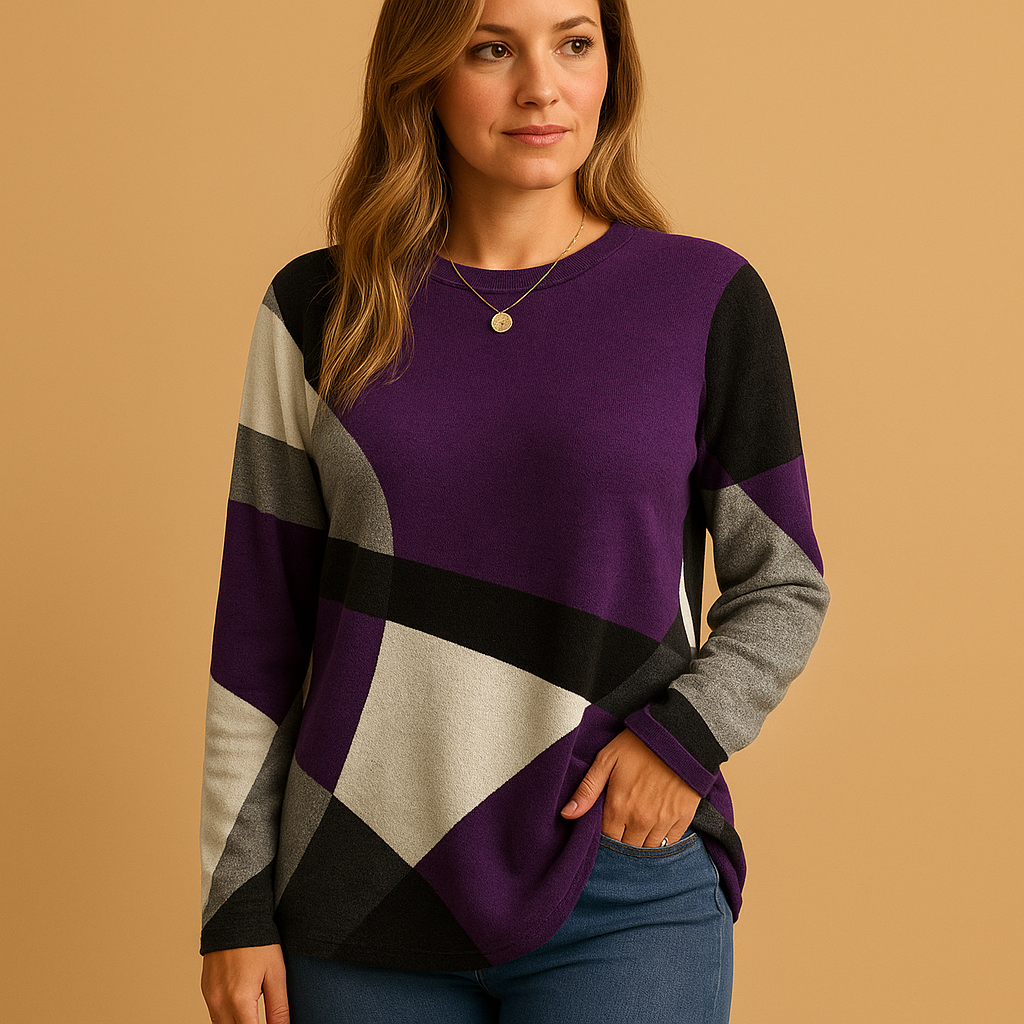 Stylish cotton knit sweater for women | Zephyr