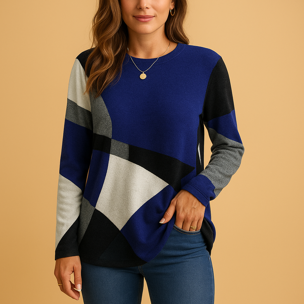 Stylish cotton knit sweater for women | Zephyr