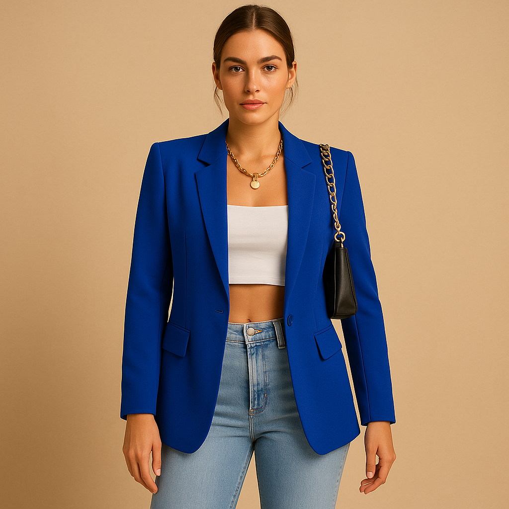 Tailored blazer with classic-modern look for women | Hazel