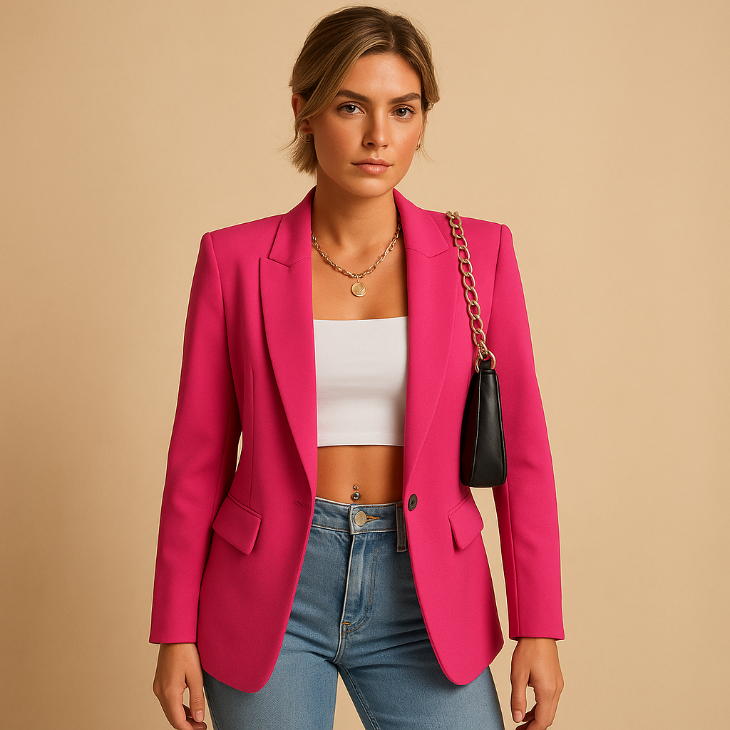 Tailored blazer with classic-modern look for women | Hazel