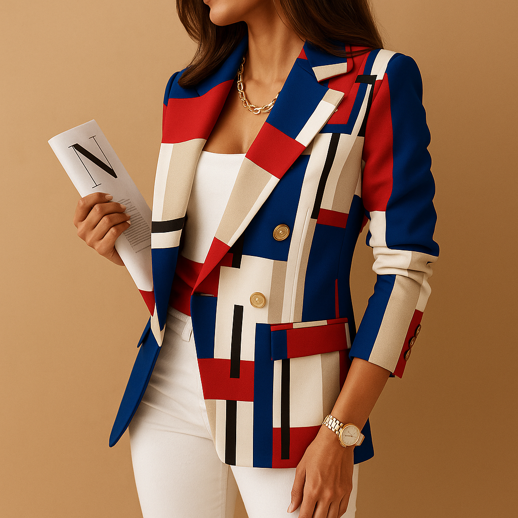 Tailored blazer with functional pockets for women | Hannah