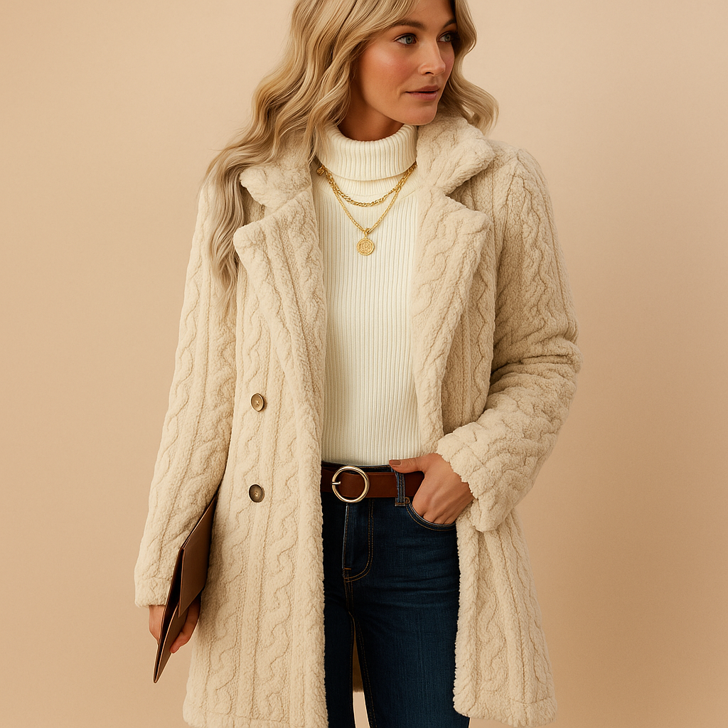 Tailored elegant winter coat for women | Haley