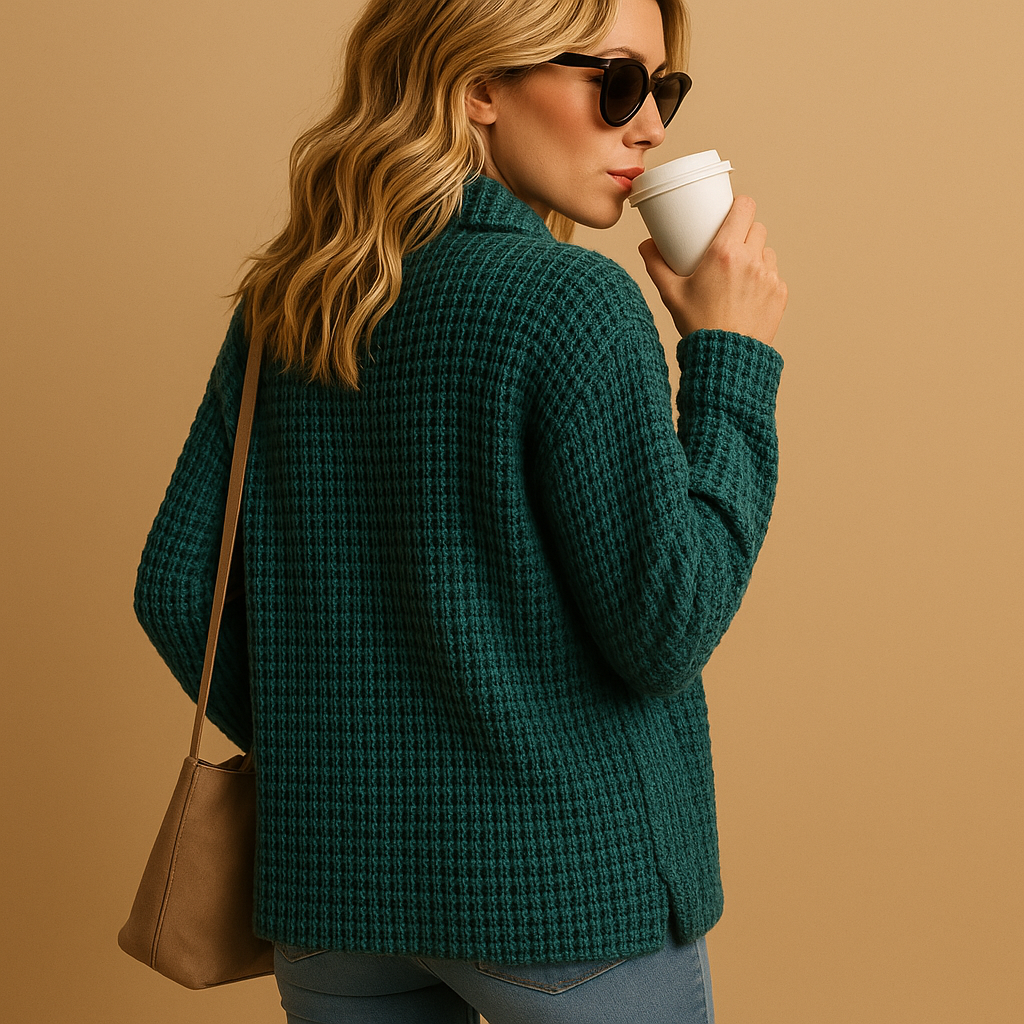 Tailored knit sweater for women | Ivyana