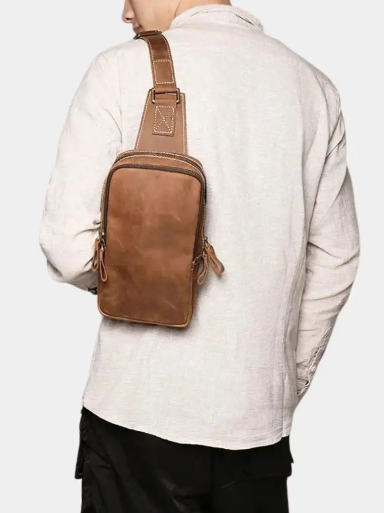 The Vanguard Leather Bag for Men