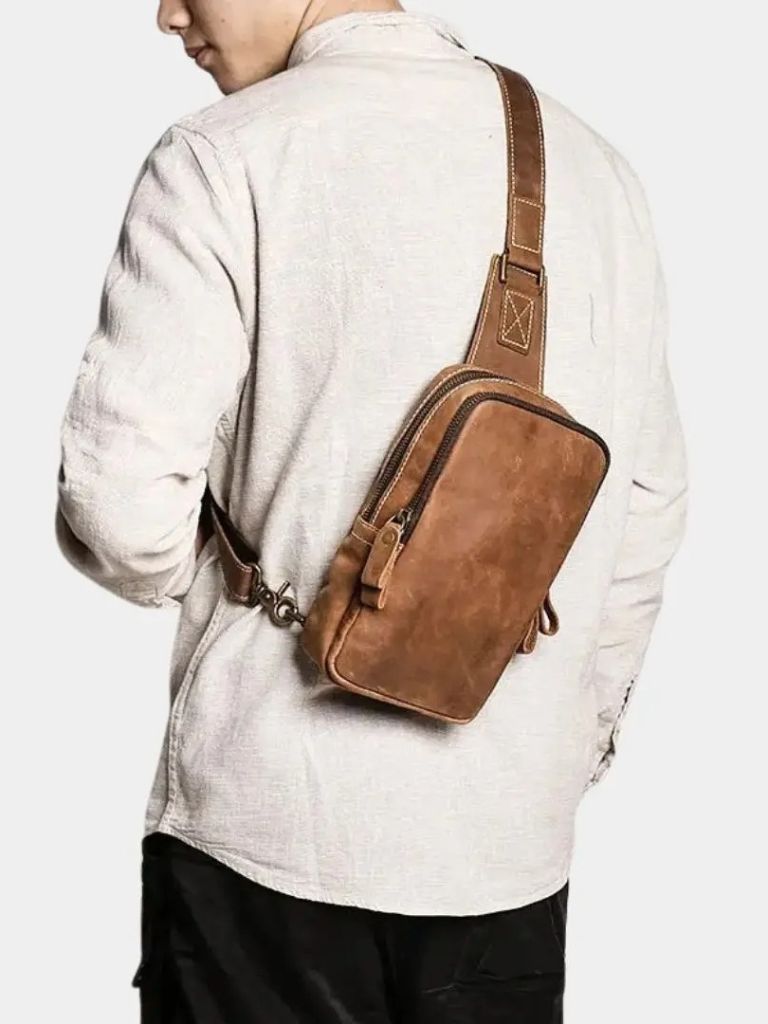 The Vanguard Leather Bag for Men