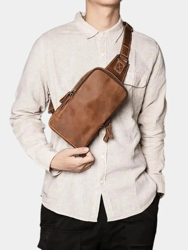 The Vanguard Leather Bag for Men