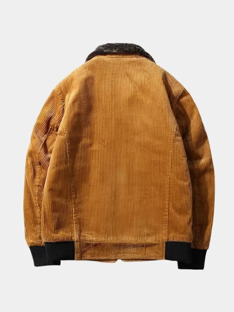 Thermal Windbreaker Corduroy Jacket for Men